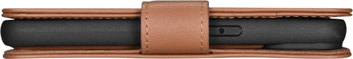 Etui z klapką iCarer Real Cowhide Premium Leather 2in1 Wallet Case z RFID do Apple iPhone 14 Pro Max Brown (WMI14220728-BN) - obraz 5