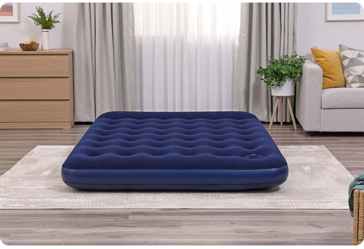 Materac dmuchany Bestway z wbudowaną pompką nożną 203 x 152 x 28 cm 67226 (6942138916324) - obraz 6