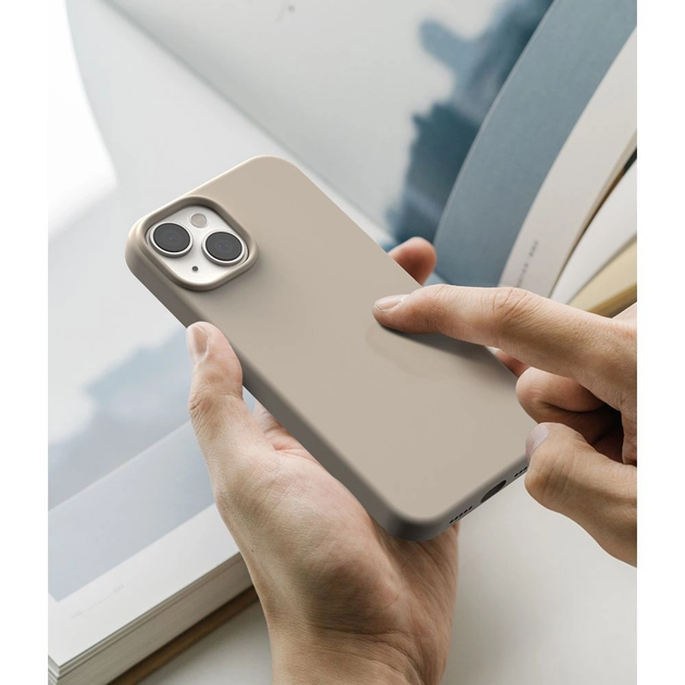 Etui Ringke Silicone Cover do Apple iPhone 14 Plus Stone (8809881263656) - obraz 7