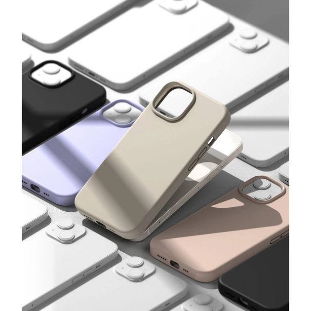 Etui Ringke Silicone Cover do Apple iPhone 14 Plus Stone (8809881263656) - obraz 8