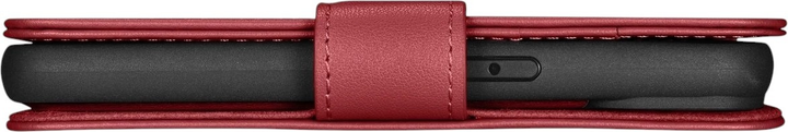 Etui z klapką iCarer Real Cowhide Premium Leather 2in1 Wallet Case z RFID do Apple iPhone 14 Pro Red (WMI14220726-RD) - obraz 5