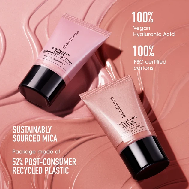 Жидкие румяна Bareminerals Complexion Rescue Liquid Blonzer Kiss of Mauve 5 мл - изображение 8