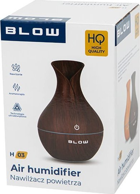 Зволожувач повітря Blow H-03 Темне дерево (44-554) - зображення 3
