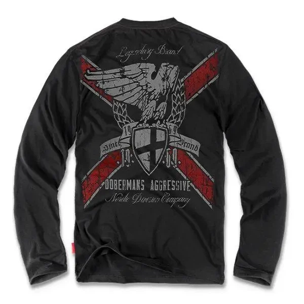 Лонгслив мужской Dobermans Aggressive Nordic Division v5 LS45BK M Черный - изображение 2