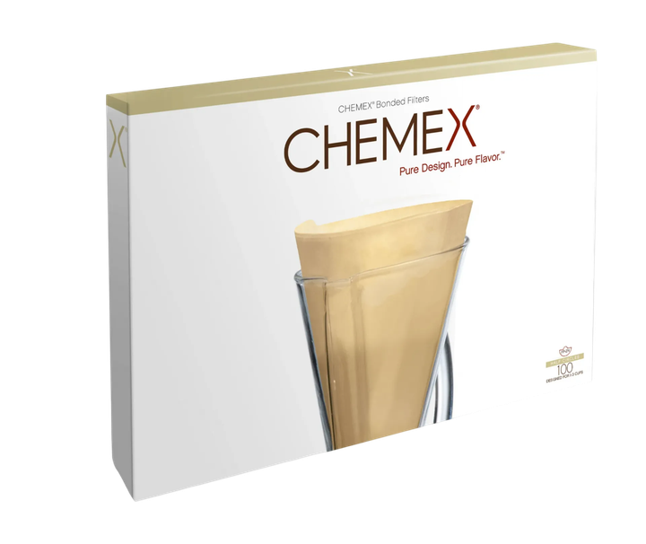 Filtry papierowe Chemex brązowe niezlożone 100 szt (28068010991) - obraz 1