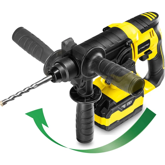 Перфоратор аккумуляторный Trotec PRDS 20-20V + кейс (4415000210) - Фото 3 Перфоратор аккумуляторный Trotec PRDS 20-20V + кейс (4415000210) - изображение 3