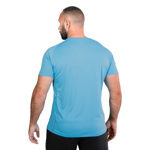 Футболка FitPro Блакитна (8976), 4XL - зображення 4