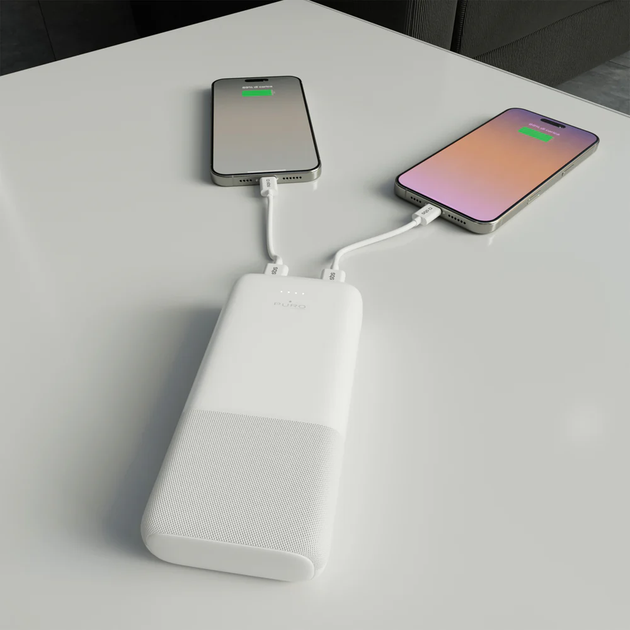 УМБ Puro Daily 20 Plus 20000 mAh 22.5W White (8018417495267) - зображення 7