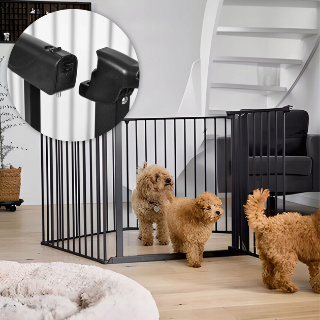 Захисний бар'єр EcoToys метал чорний 300 см (5905817006434) - зображення 9