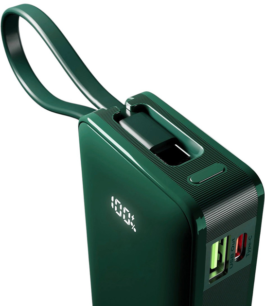 Powerbank SBS 10000 mAh 20W Green (8018417481383) - obraz 2