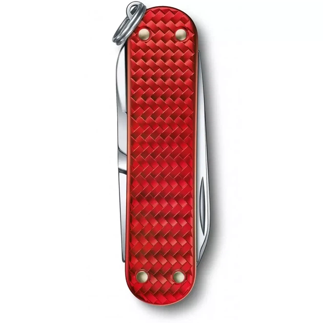 Складной нож Victorinox Classic SD Precious Alox красный для активного отдыха и повседневного использования - Фото 3 Складной нож Victorinox Classic SD Precious Alox красный для активного отдыха и повседневного использования - изображение 3
