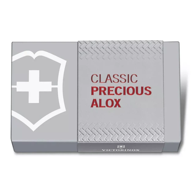 Складной нож Victorinox Classic SD Precious Alox красный для активного отдыха и повседневного использования - Фото 5 Складной нож Victorinox Classic SD Precious Alox красный для активного отдыха и повседневного использования - изображение 5
