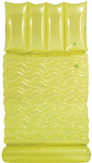 Надувний матрац для плавання Intex 173 x 89 см 58725 Lime green (5903890627409) - зображення 1