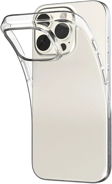 Etui Puro Etui 0.3 Nude do Apple iPhone 16 Pro Transparent (8018417484957) - obraz 1