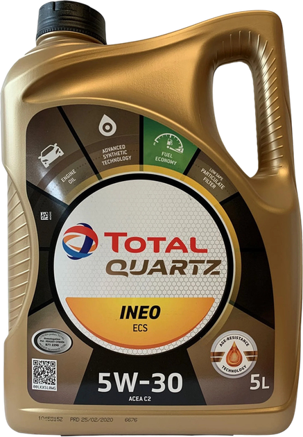 Моторна олива Total Quartz Ineo ECS 5W-30 5 л (3425901018225) - зображення 1