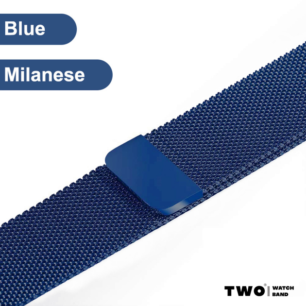 Ремешок миланская петля для Xiaomi Amazfit Bip 3/ Bip3 Pro Тёмно Синий - Фото 3 Ремешок миланская петля для Xiaomi Amazfit Bip 3/ Bip3 Pro Тёмно Синий - изображение 3