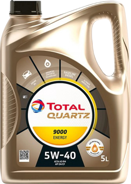 Olej silnikowy Total Quartz 9000 Energy 5W-40 5 l (3425901019277) - obraz 1