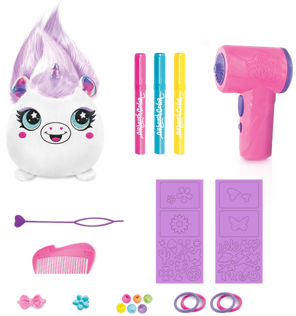 Набір Canal Toys Diy Airbrush Plush Hair'iffic Зроби зачіску Принцеса з іграшковим аерографом (AIR040/1) - зображення 4