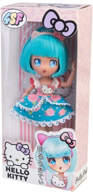 Лялька 4SF Manga Dolls серії Hello Kitty Красуня Пінк HKTF0300 (8056379194170) - зображення 5