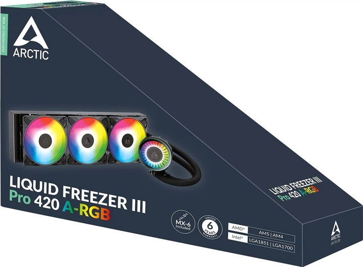 System chłodzenia wodą Arctic Liquid Freezer III Pro 420 A-RGB (ACFRE00185A) - obraz 5