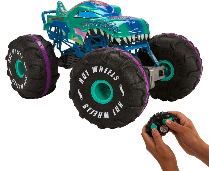 Большой автомобиль джип Монстр Трак 71 см Hot Wheels на