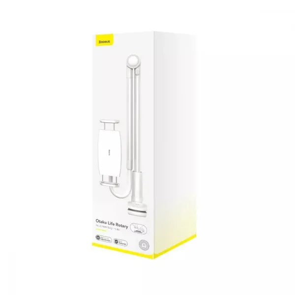 Держатель Baseus Otaku life Rotary adjustment Lazy holder Pro (Applicable for phone / ipad) серебристый - Фото 5 Держатель Baseus Otaku life Rotary adjustment Lazy holder Pro (Applicable for phone / ipad) серебристый - изображение 5