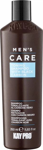 Тонувальний шампунь з чорним вугіллям KAYPRO MEN'S CARE Toning Shampoo With Black Carbon 350 мл - Фото 1 Тонувальний шампунь з чорним вугіллям KAYPRO MEN'S CARE Toning Shampoo With Black Carbon 350 мл - изображение 1