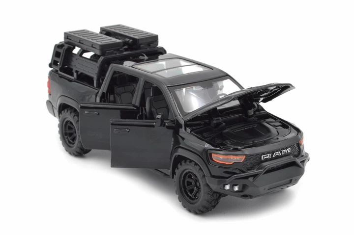 Модель металлическая АвтоЕксперт Dodge RAM 1000 Mammoth свет звук инерция открываются все двери 13047B - изображение 7