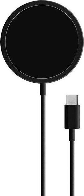 Ładowarka indukcyjna bezprzewodowa Puro 15W Magnetico z MagSafe 1m Black (8033830313387) - obraz 1