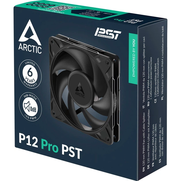 Вентилятор Arctic P12 Pro PST Black (ACFAN00306A) - Фото 6 Вентилятор Arctic P12 Pro PST Black (ACFAN00306A) - изображение 6