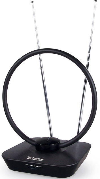 Antena TV pokojowa TechniSat DIGITENNE TT4 DVB-T/T2 z filtrem LTE/5G (4019588750449) - obraz 1