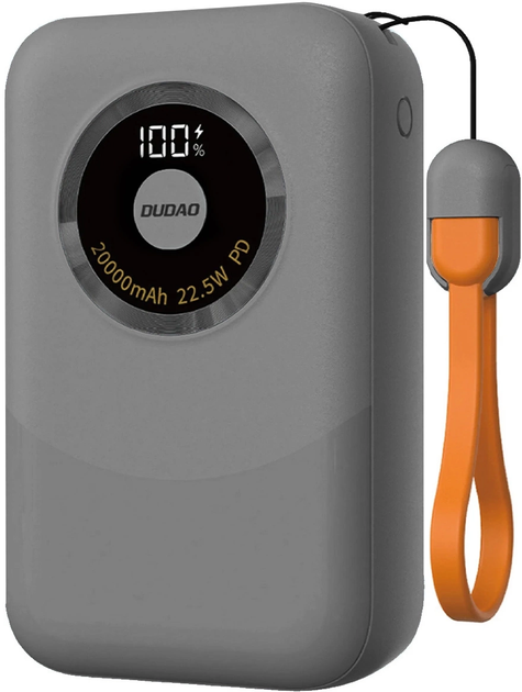 УМБ Dudao K21 Mini 22.5 W 10000 mAh Black (6976625333417) - зображення 1