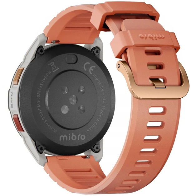 Смарт-годинник Mibro GS Active Rose Gold (MIBAC_GS-Active/GD) (AW043/00003914) - Уцінка - зображення 6