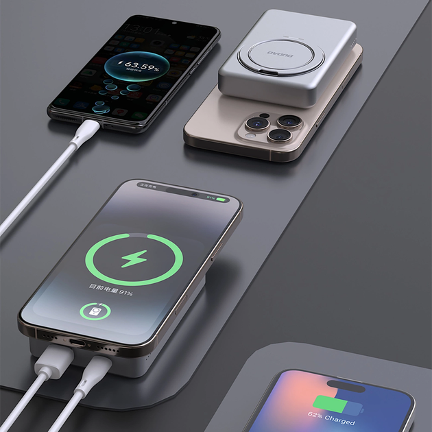 УМБ Dudao K28 10000 mAh 20W Silver (6977196680139) - зображення 4