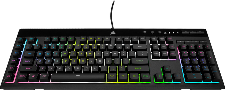 Klawiatura przewodowa Corsair K55 RGB PRO XT USB Black (4166778) - obraz 8