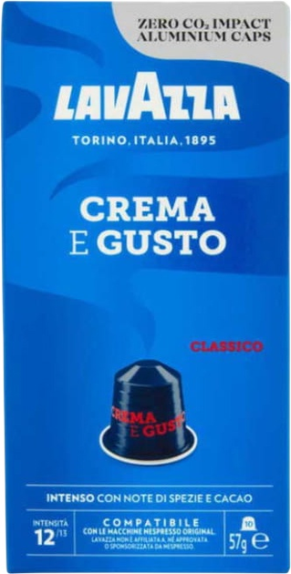 Кава в капсулах Lavazza Nespresso Crema e Gusto Classico 10 шт (8000070053472) - зображення 1