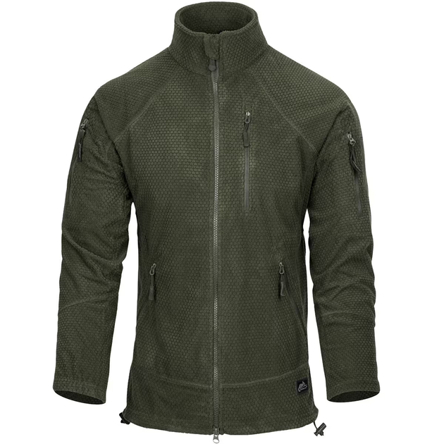 Флісова кофта Helikon Alpha Tactical, Olive Green, 2XL - зображення 2