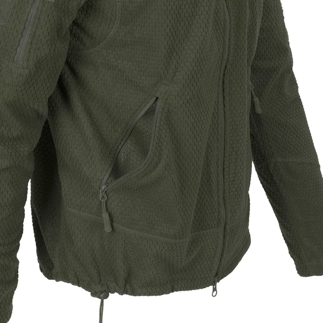 Флісова кофта Helikon Alpha Tactical, Olive Green, 2XL - зображення 6