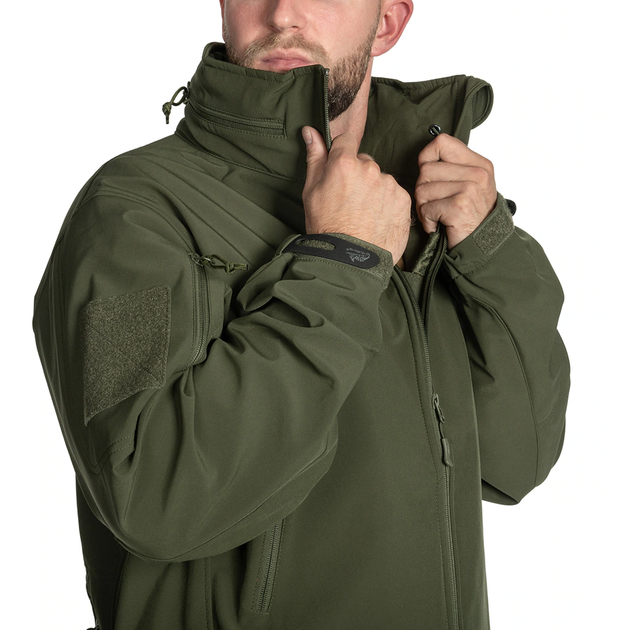 Куртка Helikon Gunfighter Softshell Shark Skin Windblocker, Olive Green, M - изображение 2