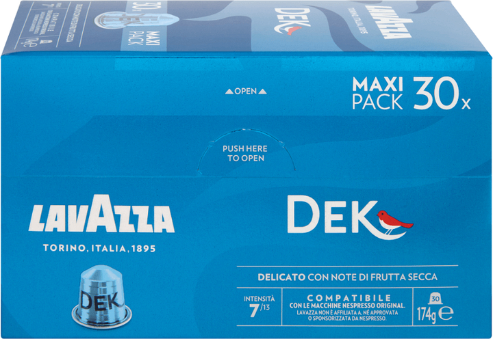 Kawa w kapsułkach Lavazza Dek 30 szt (8000070055278) - obraz 1
