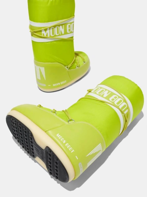 Дитячі мунбути Tecnica Moon Boot Nylon lime 23-26 - изображение 3