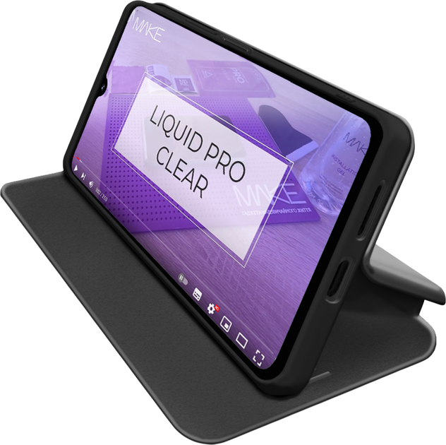 Чохол-книжка для смартфона MAKE Flip для Samsung Galaxy A17 Black (MCP-SA17BK) - зображення 4