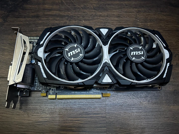 Видеокарта RX 570 8GB MSI Armor OC GDDR5 (RX 570 ARMOR 8G OC) Б/У - Фото 1 Видеокарта RX 570 8GB MSI Armor OC GDDR5 (RX 570 ARMOR 8G OC) Б/У - изображение 1