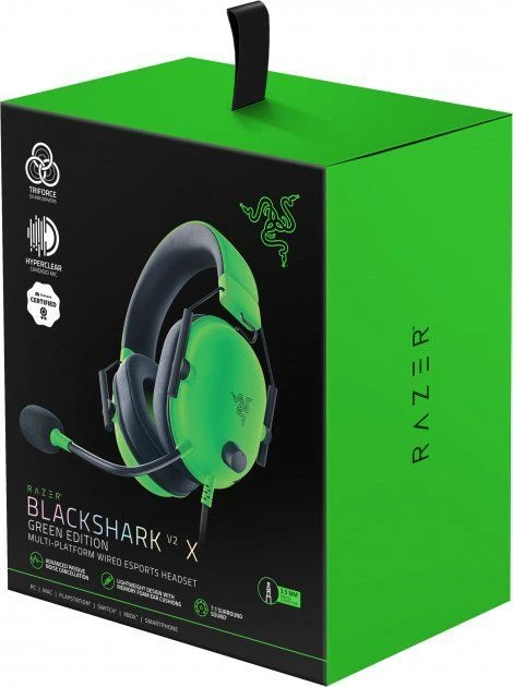 Игровые наушники Razer Blackshark V2 X Green (RZ04-03240600-R3M1) [69928] - изображение 5