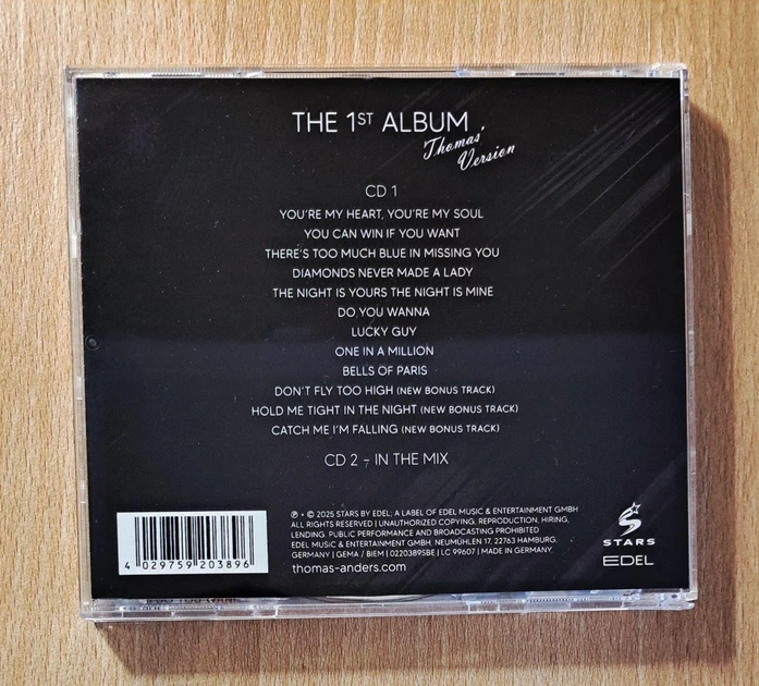 Thomas Anders – …Sings Modern Talking - The 1st Album - Thomas' (2025) 2 Audio CD (импорт, постер) - изображение 3