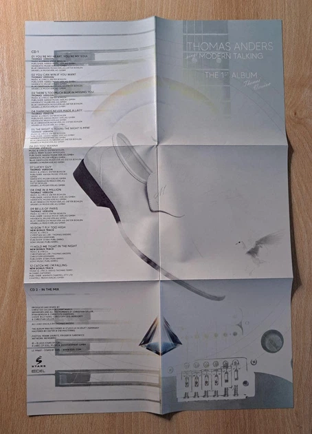 Thomas Anders – …Sings Modern Talking - The 1st Album - Thomas' (2025) 2 Audio CD (импорт, постер) - изображение 6