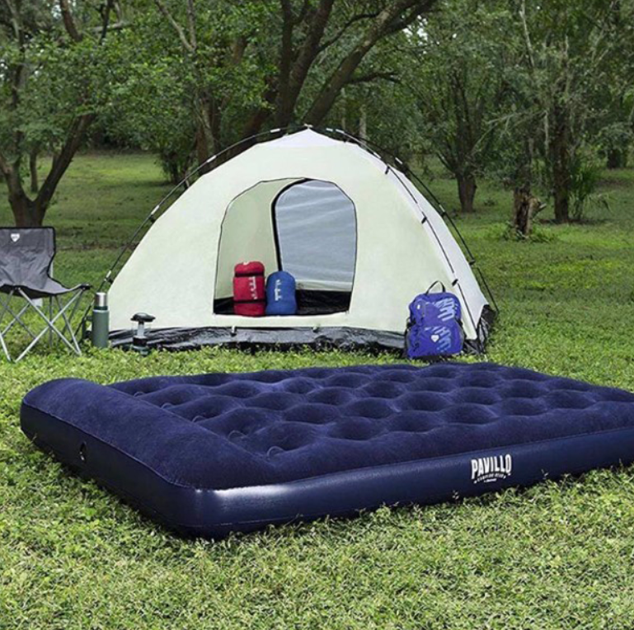 Надувной матрас со встроенным насосом Bestway Flocked Air Bed 191x137x22 см (IND-67225) - изображение 5