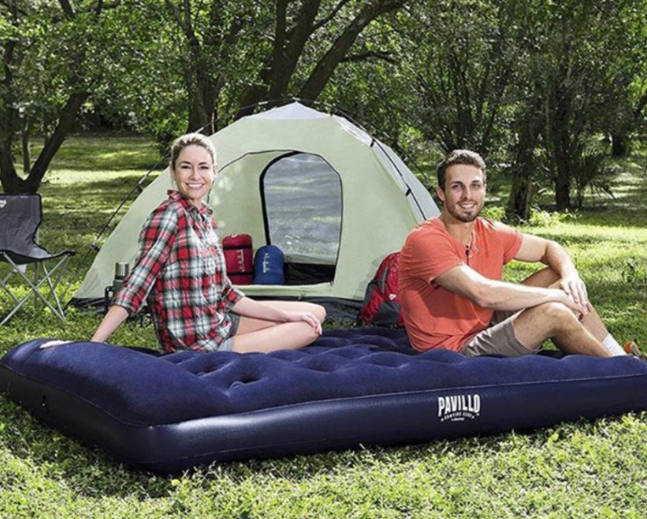 Надувной матрас со встроенным насосом Bestway Flocked Air Bed 191x137x22 см (IND-67225) - изображение 6