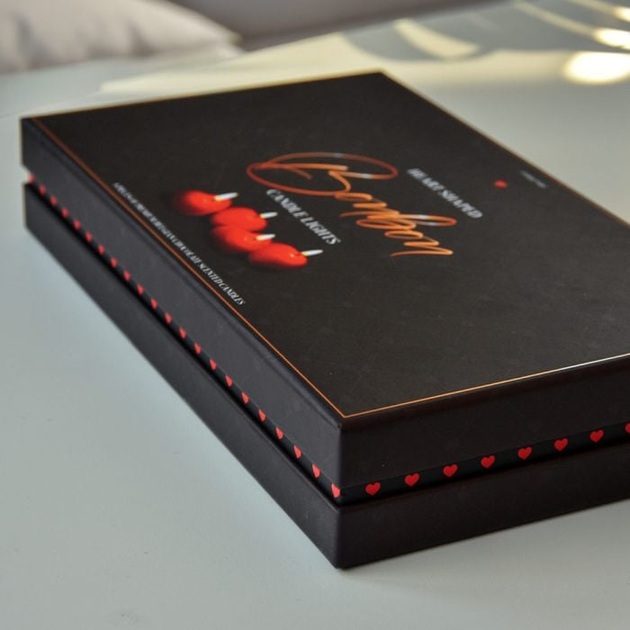 Набір ароматичних свічок Mikamax Heart-Shaped Bonbon Candle Light (8719481358907) - зображення 4