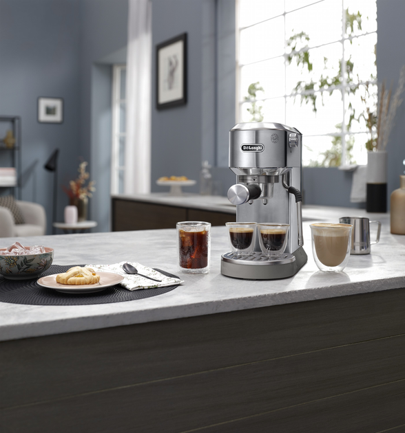 Кавоварка рожкова Delonghi Dedica Duo EC890.M - зображення 10